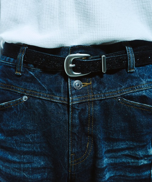 Camphor wood ベルト VEGAN HARAKO WESTERN BELT / ヴィーガンハラコ