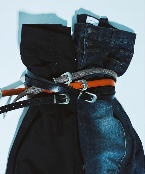 Camphor wood ベルト VEGAN HARAKO WESTERN BELT / ヴィーガンハラコ