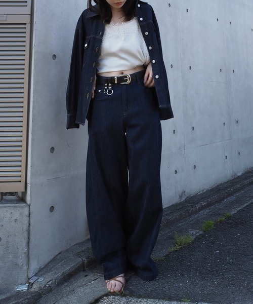 Maison INNESS セットアップ 夏 「ZOZO限定」「i Deni」6.7ozデニム