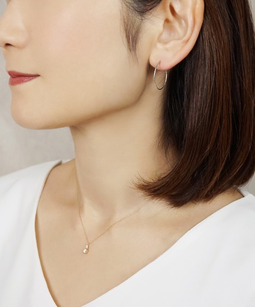 TAKE-UP（テイクアップ） ピアス 「 Palette」GF 小さめフープピアス 