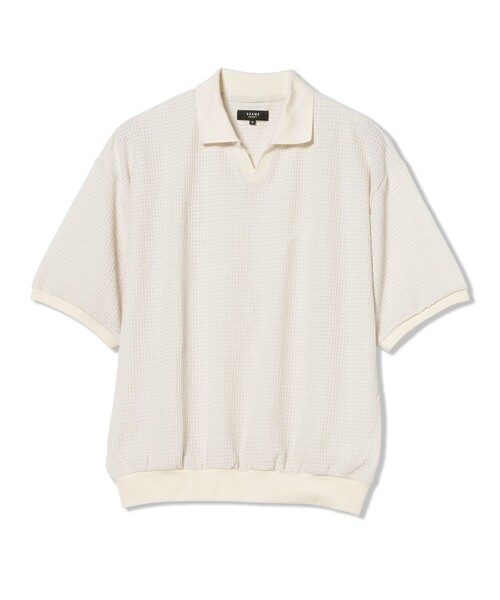 BEAMS HEART（ビームス ハート） ポロシャツ メッシュ スキッパー
