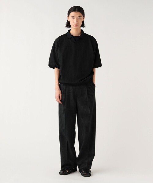 BEAMS HEART（ビームス ハート） ポロシャツ メッシュ スキッパー