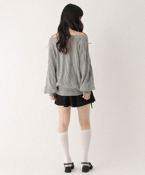 Heather（ヘザー） スカート アイレットプリーツミニスカート 656649
