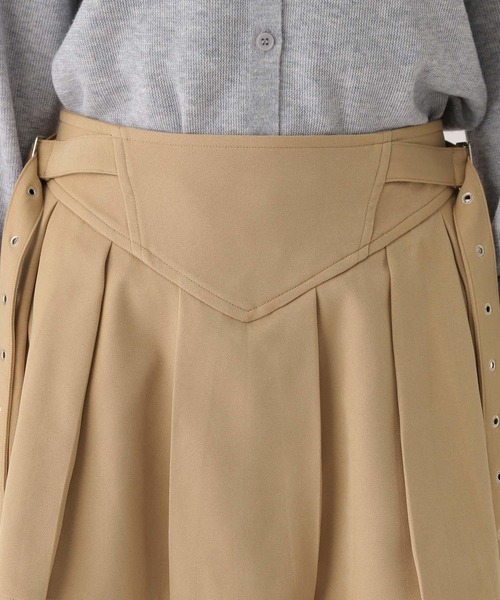 Heather（ヘザー） スカート アイレットプリーツミニスカート 656649