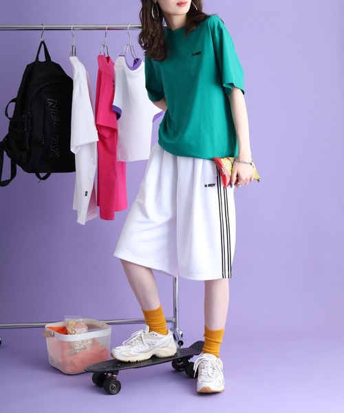 「NERDY」 ハーフパンツ L ホワイト メンズ_画像4