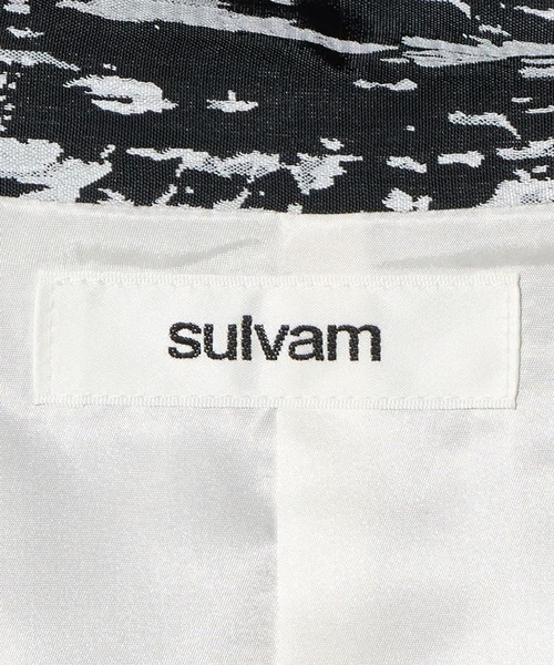 ブルゾン アウター 「sulvam/サルバム」ジャガードバルーンブルゾン メンズの画像
