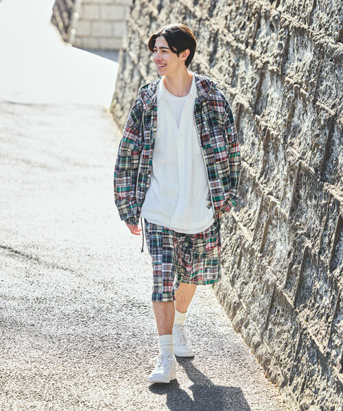 NAUTICA（ノーティカ） ハーフパンツ パンツ パッチワーク マドラス