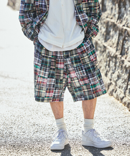 NAUTICA（ノーティカ） ハーフパンツ パンツ パッチワーク マドラス