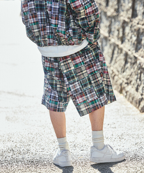 NAUTICA（ノーティカ） ハーフパンツ パンツ パッチワーク マドラス