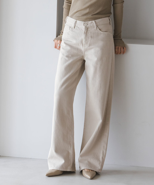 NEEDBY heritage（ニードバイヘリテージ） ワイドパンツ ジーンズ