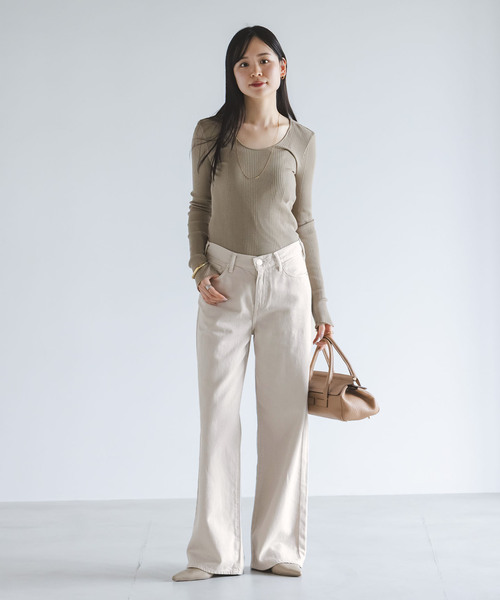 NEEDBY heritage（ニードバイヘリテージ） ワイドパンツ ジーンズ