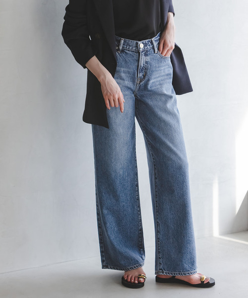 NEEDBY heritage（ニードバイヘリテージ） ワイドパンツ ジーンズ