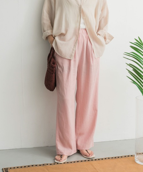 「URBAN RESEARCH DOORS」 イージーパンツ SMALL ピンク レディース