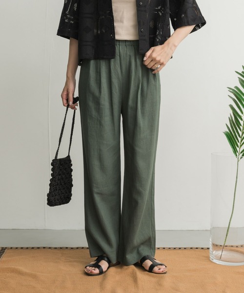 「URBAN RESEARCH DOORS」 イージーパンツ SMALL ピンク レディース_1