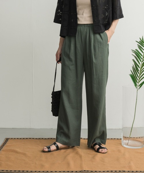 「URBAN RESEARCH DOORS」 イージーパンツ SMALL ピンク レディース_2