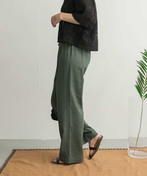 「URBAN RESEARCH DOORS」 イージーパンツ SMALL ピンク レディース_3