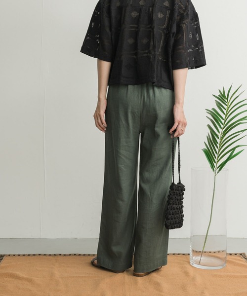 「URBAN RESEARCH DOORS」 イージーパンツ SMALL ピンク レディース_4