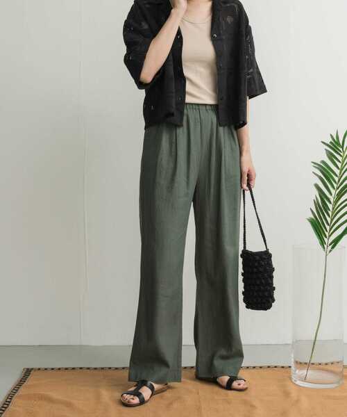 「URBAN RESEARCH DOORS」 イージーパンツ SMALL ピンク レディース_6
