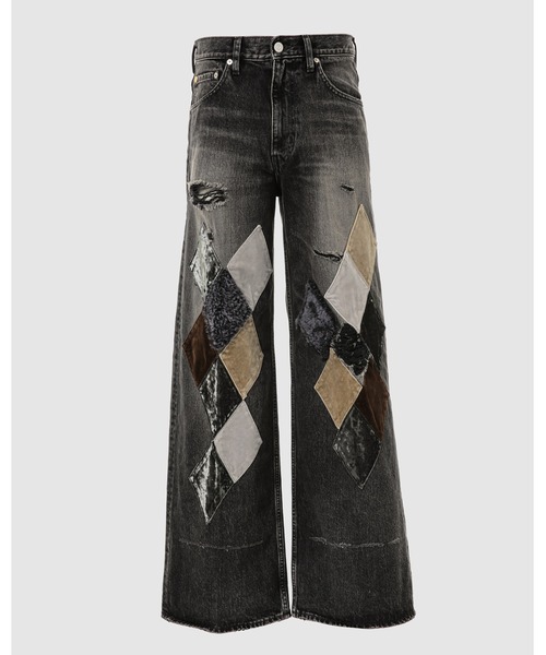 MASU（エムエーエスユー） ジーンズ MB DIAMOND WIDE JEANS メンズ