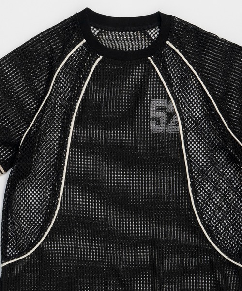 MAISON SPECIAL（メゾンスペシャル） tシャツ Numbering Mesh T-Shirt