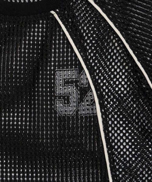 MAISON SPECIAL（メゾンスペシャル） tシャツ Numbering Mesh T-Shirt