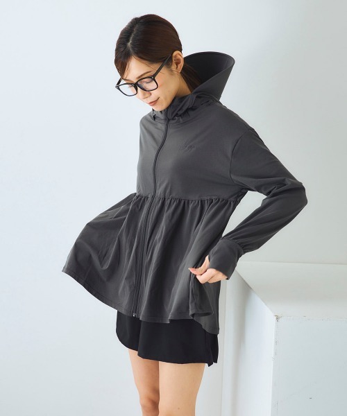 ジャージ Kappa（カッパ） カッパ　セットアップ　上下　パーカー　スカート 美品　kappa ジャージ トラックパーカー セットアップ レディースウェア