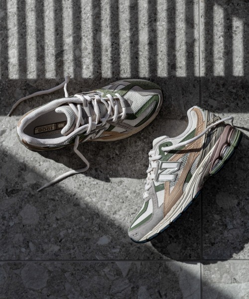 「New Balance」 ローカットスニーカー 27.0cm ライトベージュ レディース_画像5