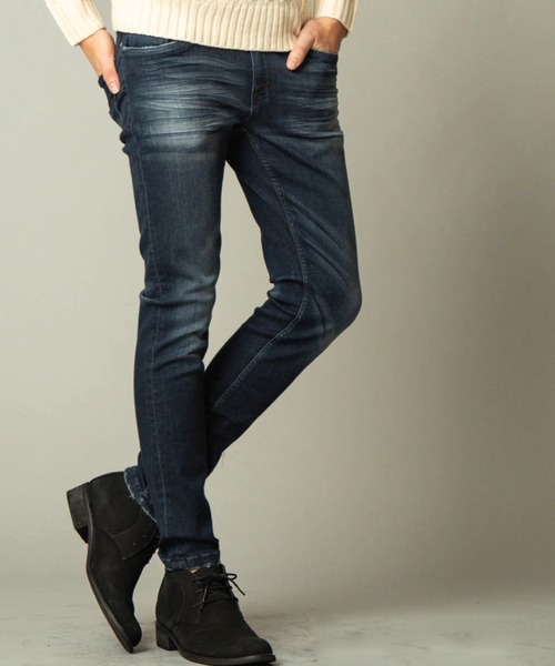 「London Denim」 スキニーデニムパンツ MEDIUM ブルー系その他2 メンズ_画像2