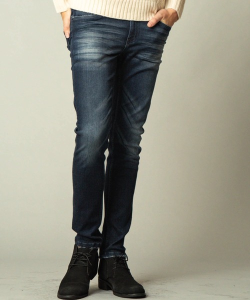 「London Denim」 スキニーデニムパンツ MEDIUM ブルー系その他2 メンズ_画像3