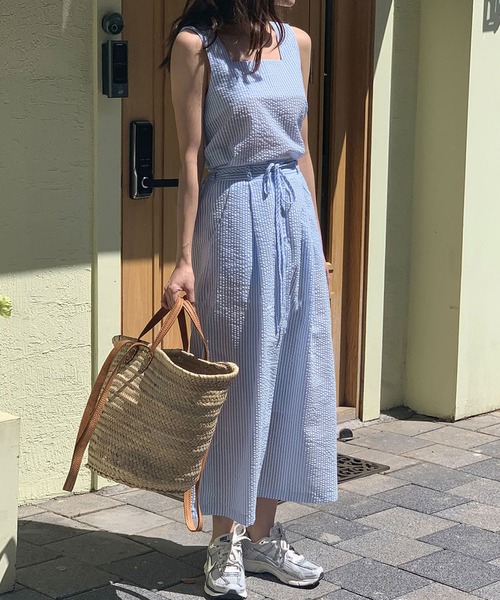 「MAISON DE THERESE」 セットアップ L ブルー レディース_画像2