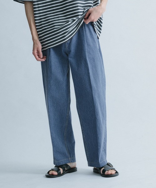 「FORK&SPOON」 デニムパンツ 4 ネイビー レディース_画像2