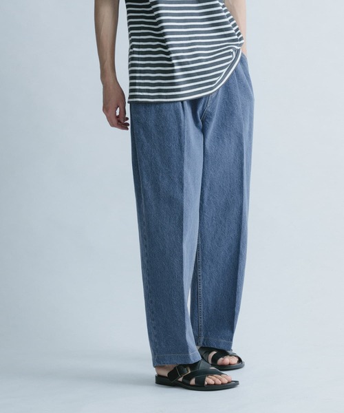 「FORK&SPOON」 デニムパンツ 4 ネイビー レディース_画像6