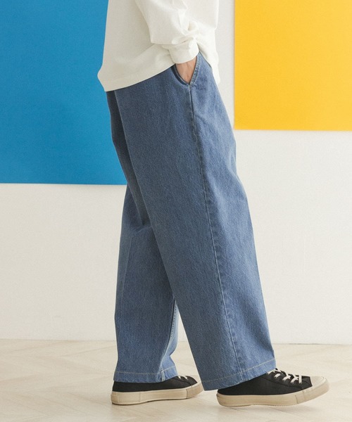 「FORK&SPOON」 デニムパンツ 4 ネイビー レディース_画像8