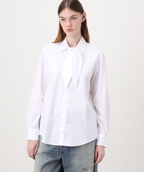ブラウス シャツ BOURRIENNE CITADINE SHIRT ボウタイシャツ レディースの画像