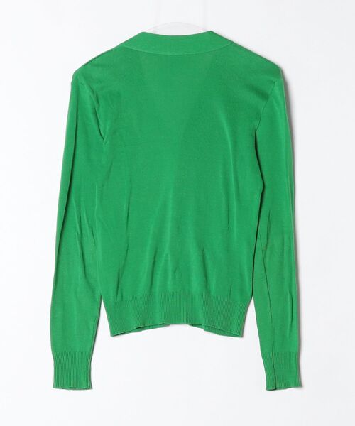 「Letroyes」 ニットカーディガン X-SMALL グリーン レディース_画像2