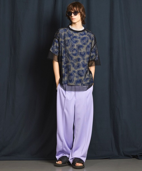 「MAISON SPECIAL」 半袖Tシャツ 1 ブラック メンズ_画像9