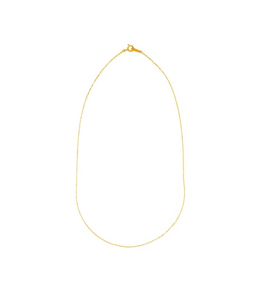 ネックレス 「les bonbon」K18 filament necklace/フィラメント ネックレス レディースの画像