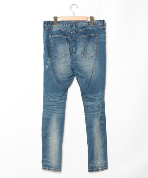 「NUMBER (N)INE DENIM」 スキニーデニムパンツ LARGE インディゴブルー メンズ_画像2