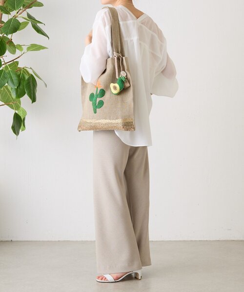 BEARDSLEY（ビアズリー） トートバッグ サボテンとアボカドのバッグ