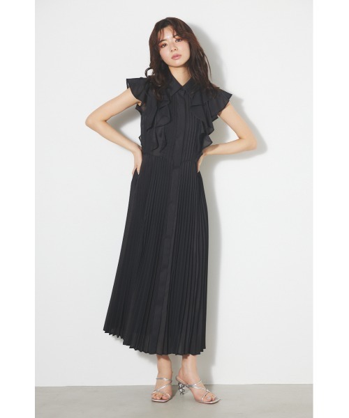 「rienda」 ノースリーブワンピース MEDIUM ベージュ系その他 レディース_画像8