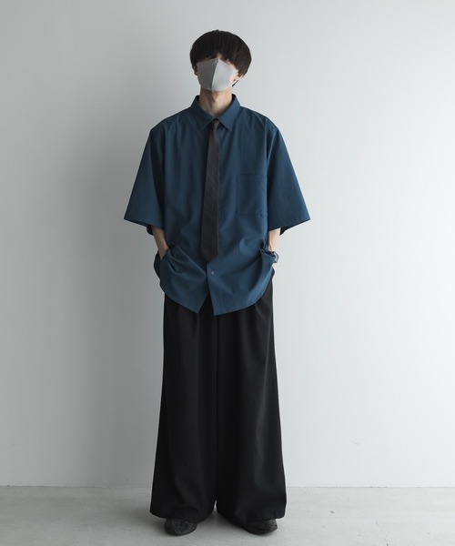 「remer」 半袖シャツ SMALL マスタード メンズ_画像9