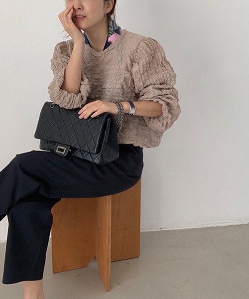 「Leja」 長袖ブラウス FREE ベージュ レディース_画像6