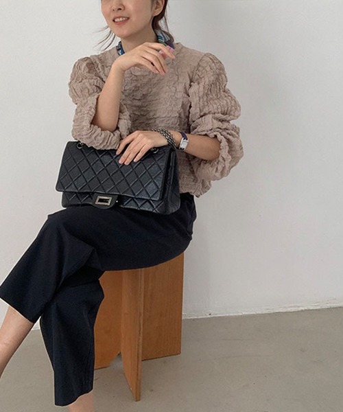「Leja」 長袖ブラウス FREE ベージュ レディース_画像9