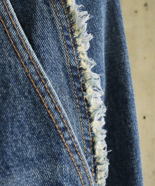 「antiqua」 「kyo」デニムパンツ L ブルー系その他 レディース_画像3