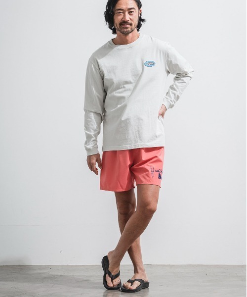 「OFFSHORE」 長袖Tシャツ L ブラウン メンズ_画像2