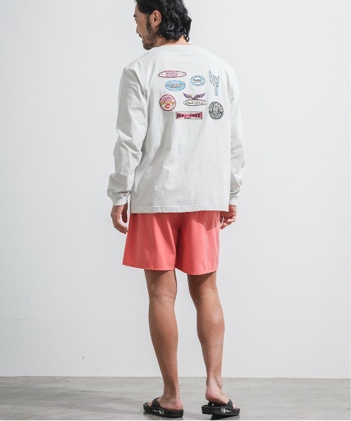 「OFFSHORE」 長袖Tシャツ L ブラウン メンズ_画像4