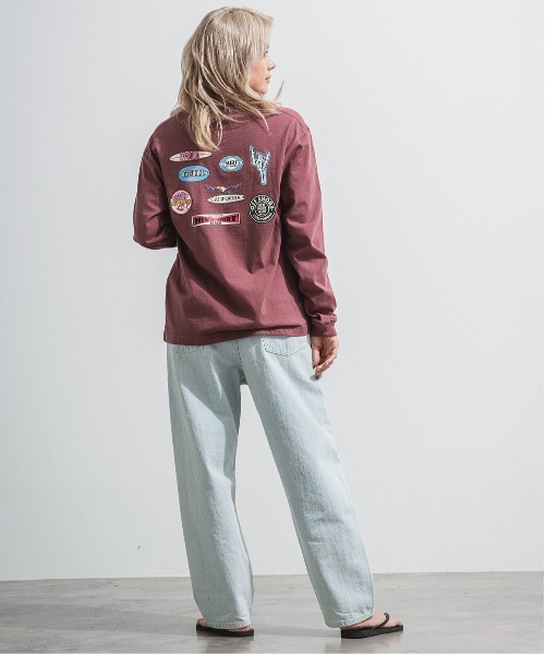 「OFFSHORE」 長袖Tシャツ L ブラウン メンズ_画像7