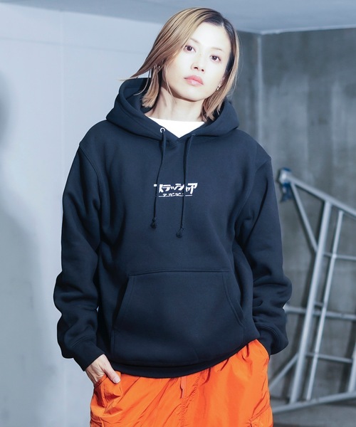 「THRASHER」 プルオーバーパーカー X-LARGE ブラック メンズ_画像5