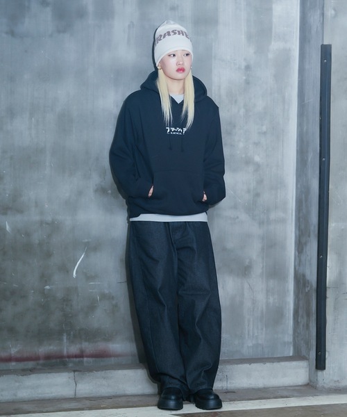「THRASHER」 プルオーバーパーカー X-LARGE ブラック メンズ_画像7