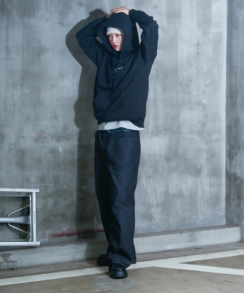 「THRASHER」 プルオーバーパーカー X-LARGE ブラック メンズ_画像8